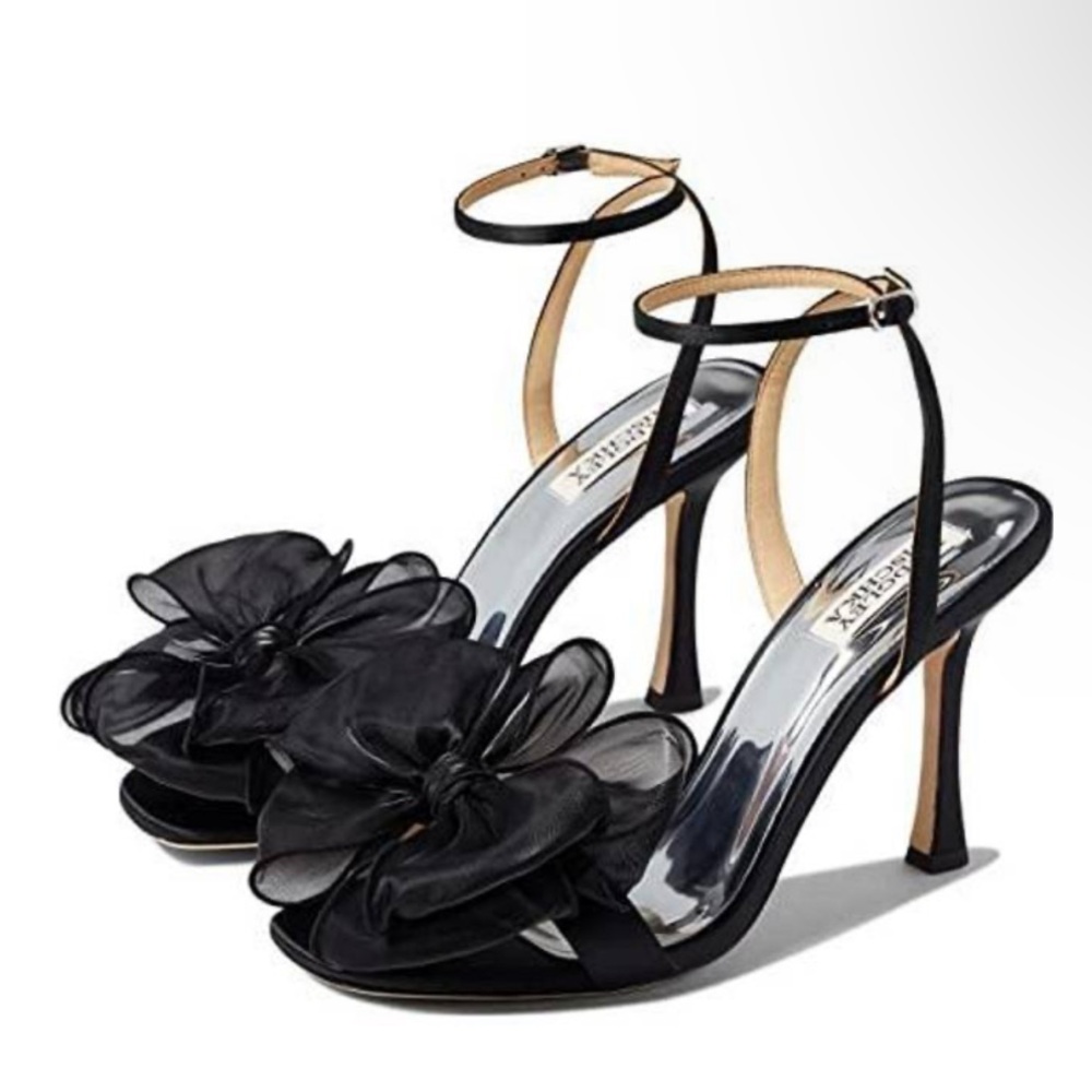 Badgley Mischka Nessie High Heel Sandals in black size 6